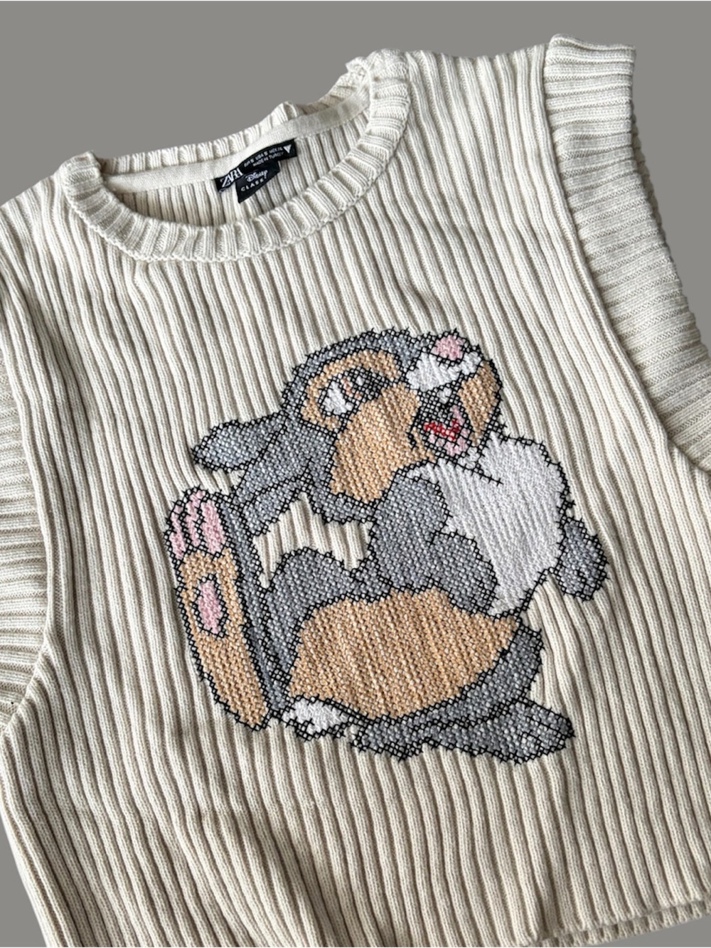 Zara Disney Classics Thumper Knit Vest